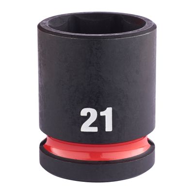 Milwaukee Accessoires SHOCKWAVE Krachtdop 1/2" kort 21 mm | 1 stuk - 4932480315