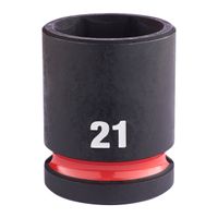 Milwaukee Accessoires SHOCKWAVE Krachtdop 1/2" kort 21 mm | 1 stuk - 4932480315 4932480315