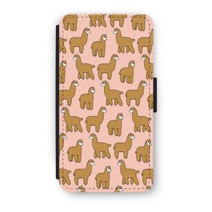 Alpacas: iPhone X Flip Hoesje