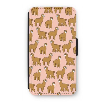 Alpacas: iPhone X Flip Hoesje