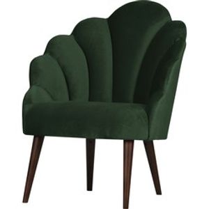 SCHELP STOEL VELVET DONKER GROEN