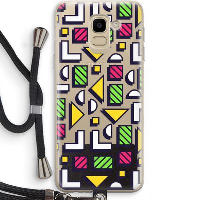 8-bit N°4: Samsung Galaxy J6 (2018) Transparant Hoesje met koord
