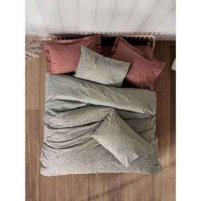 Beddengoedset - 1 dekbedovertrek 220 x 240 cm + 2 kussenslopen 60 x 60 cm - 100% katoen - Rood