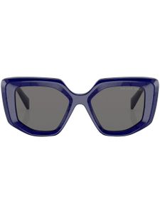 Prada Eyewear lunettes de soleil à monture géométrique - Bleu