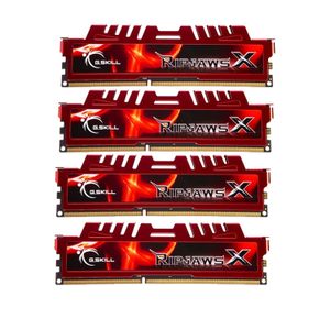 G.Skill 32 GB DDR3-1333 Quad-Kit werkgeheugen F3-10666CL9Q-32GBXL, RipjawsX-Serie