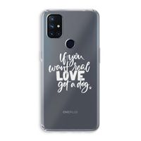 Partner in crime: OnePlus Nord N10 5G Transparant Hoesje