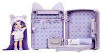 MGA Entertainment Na! Na! Na! Surprise - 3-in-1 Backpack Bedroom-speelset van serie 3 - lavendelkleurige kitten pop
