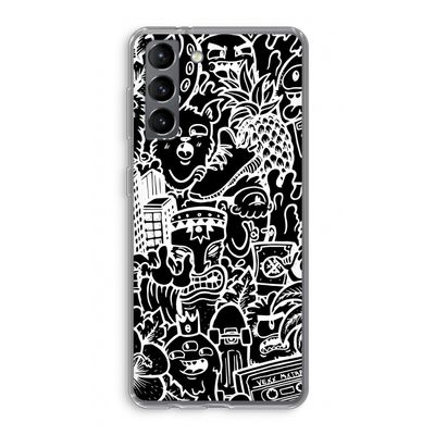 Vexx Black Mixtape: Samsung Galaxy S21 Transparant Hoesje
