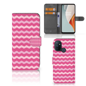 OnePlus Nord N100 Telefoon Hoesje Waves Pink