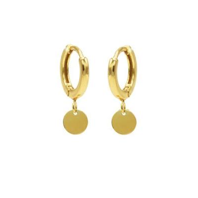 Karma Oorringen Hinged Hoops Disc Goud