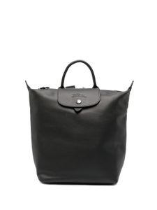 Longchamp petit sac à dos en cuir - Noir