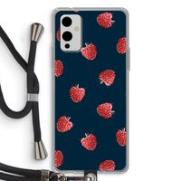 Framboosjes: OnePlus 9 Transparant Hoesje met koord