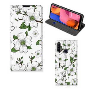 Samsung Galaxy A20s Smart Cover Dogwood Flowers