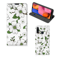 Samsung Galaxy A20s Smart Cover Dogwood Flowers - thumbnail