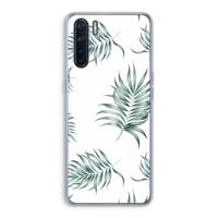 Simple leaves: Oppo A91 Transparant Hoesje - thumbnail