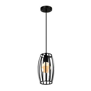 Homestyle Pro MK011-B Industriële Hanglamp 14x23 cm Zwart/Metaal