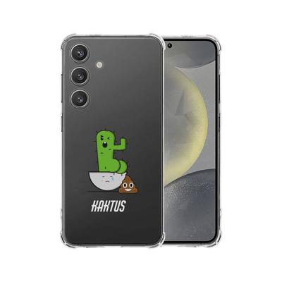 Samsung Galaxy S25 Hoesje - Cactus Poo TPU Antishock