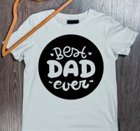Vaderdag t-shirt Beste vader ooit in bubbel