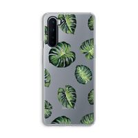 Tropische bladeren: OnePlus Nord Transparant Hoesje