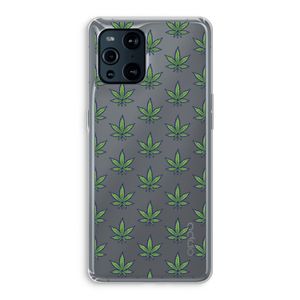 Weed: Oppo Find X3 Pro Transparant Hoesje