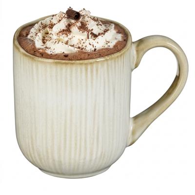 Mica Decorations Koffiemok / theemok Nusa - creme kleur - 220 ml - mokken - keramiek