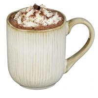 Mica Decorations Koffiemok / theemok Nusa - creme kleur - 220 ml - mokken - keramiek