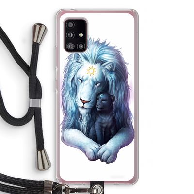 Child Of Light: Samsung Galaxy A51 5G Transparant Hoesje met koord