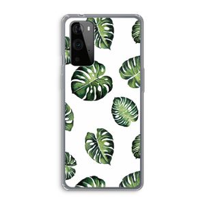 Tropische bladeren: OnePlus 9 Pro Transparant Hoesje