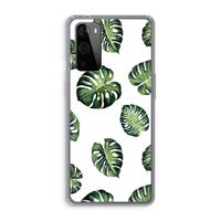 Tropische bladeren: OnePlus 9 Pro Transparant Hoesje
