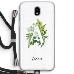 Green Brush: Samsung Galaxy J5 (2017) Transparant Hoesje met koord