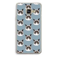 It's a Purrr Case: Samsung Galaxy A3 (2016) Transparant Hoesje