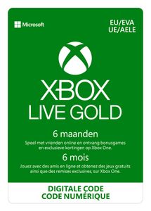 Xbox Live 6 Maanden Gold Membership - 1 apparaat - Digitaal product kopen