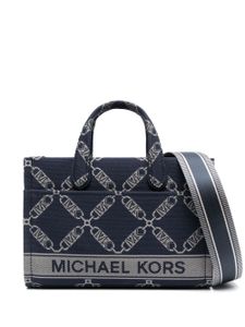 Michael Michael Kors sac cabas Gigi Empire à logo en jacquard - Bleu