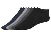 LIVERGY 7 paar sneakersokken (Grijs, 43-46)