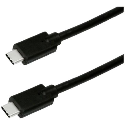 ROLINE GREEN USB 3.2 Gen 2x2 kabel, C-C, M/M, 4K UHD-1, 20Gbit/s, Emark, 100W, zwart, 0,5 m