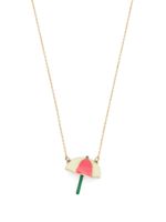 Aliita collier en or 9ct à pendentif serti d'émail