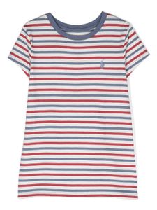 Ralph Lauren Kids t-shirt à rayures - Blanc