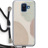 Geo #8: Samsung Galaxy A6 (2018) Transparant Hoesje met koord