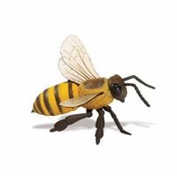 Plastic insecten/dieren speelgoed figuur honingbijen van 14 cm   -