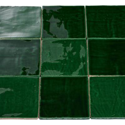 DTG Handvorm Groen Mix Tegel 13x13 cm