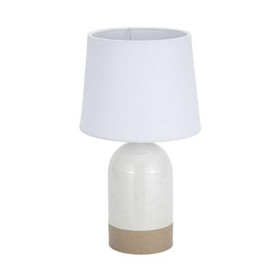 Bureaulamp Versa Duo Wit Linnen Keramisch 40 W 18 x 32,5 cm