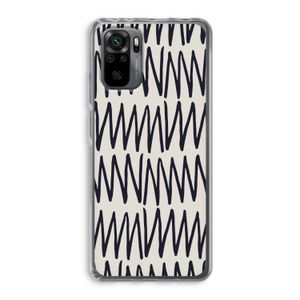 Marrakech Zigzag: Xiaomi Redmi Note 10 Pro Transparant Hoesje