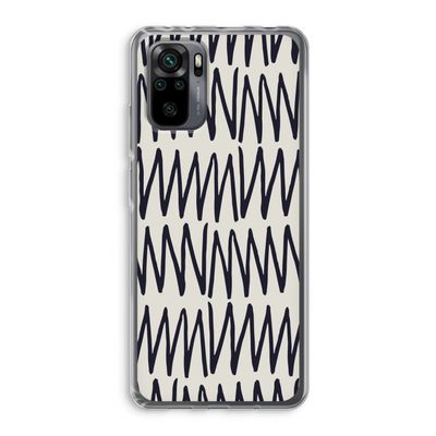 Marrakech Zigzag: Xiaomi Redmi Note 10 Pro Transparant Hoesje