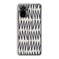 Marrakech Zigzag: Xiaomi Redmi Note 10 Pro Transparant Hoesje