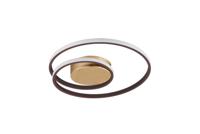 Trio Roestbruine plafondlampZibal Ø 39cm - R62911124