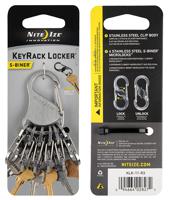 NITE Ize NI-KLK-11-R3 KeyRack Locker Sleutelkarabijn Zilver 1 stuk(s) - thumbnail