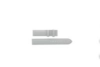 Horlogeband Tissot T050.207.A / T050.217.A / T906.217.A / T610029084 Croco leder Wit 16mm