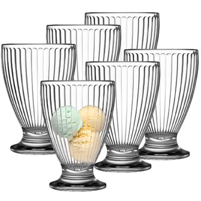 Urban Living IJscoupes/ijsschaaltjes - 9x stuks - 280 ml - glas - toetje/dessert