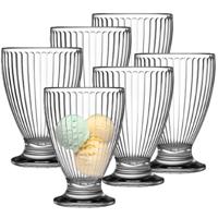 Urban Living IJscoupes/ijsschaaltjes - 9x stuks - 280 ml - glas - toetje/dessert