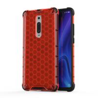Voor Xiaomi Redmi K20/K20 Pro/mi 9T schokbestendige honingraat PC + TPU beschermhoes (rood)